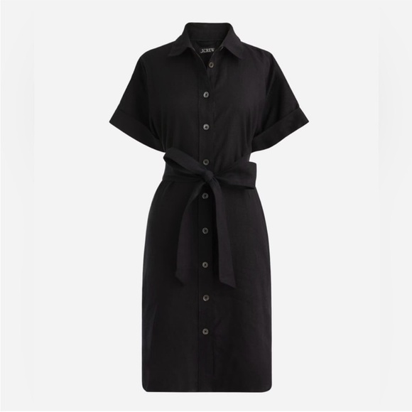 J. Crew Capitaine Linen Shirt Dress - Picture 4 of 8